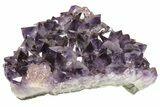 Dark Purple Amethyst Cluster - Large Points #211961-7
